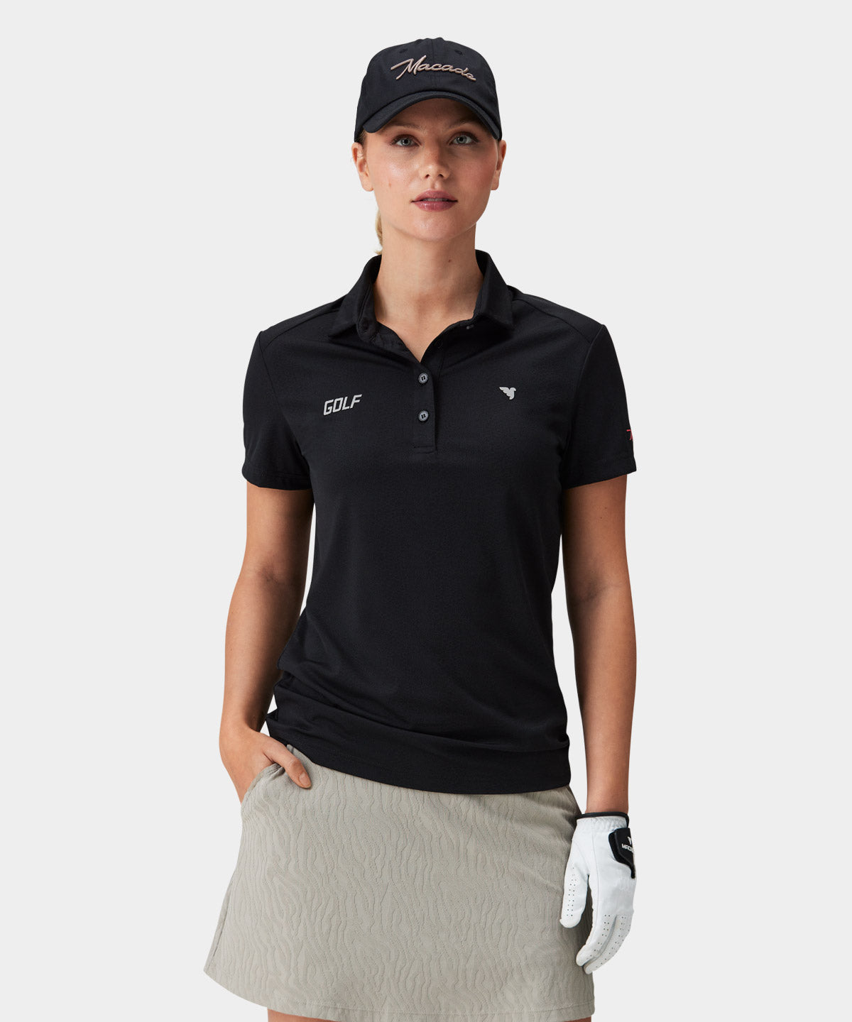 Gaia Black Performance Shirt