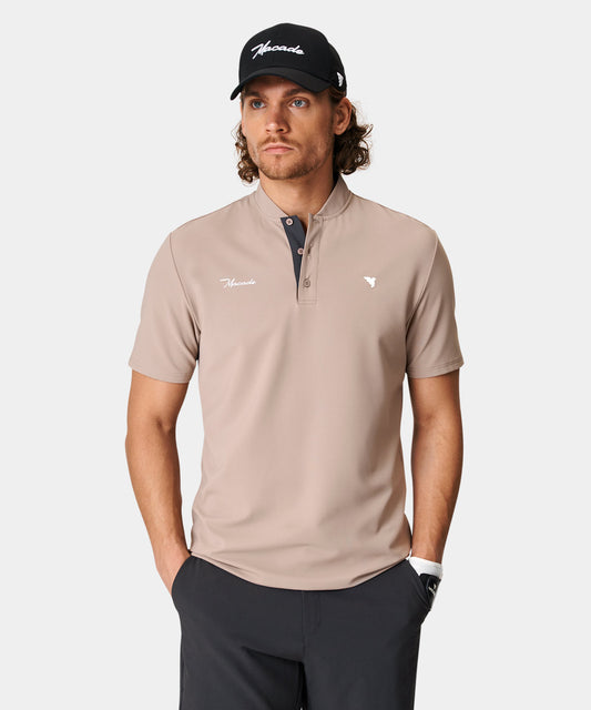 Heath Tan Bomber Shirt