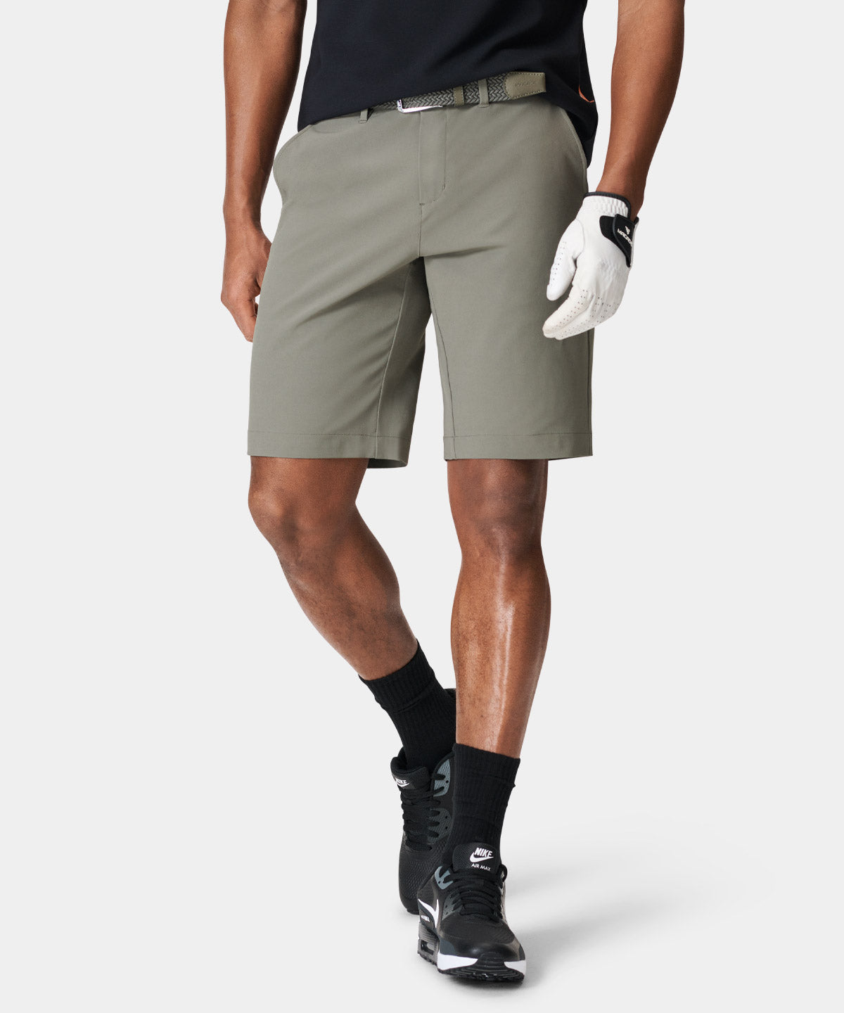 Jade Green Four-Way Stretch Shorts