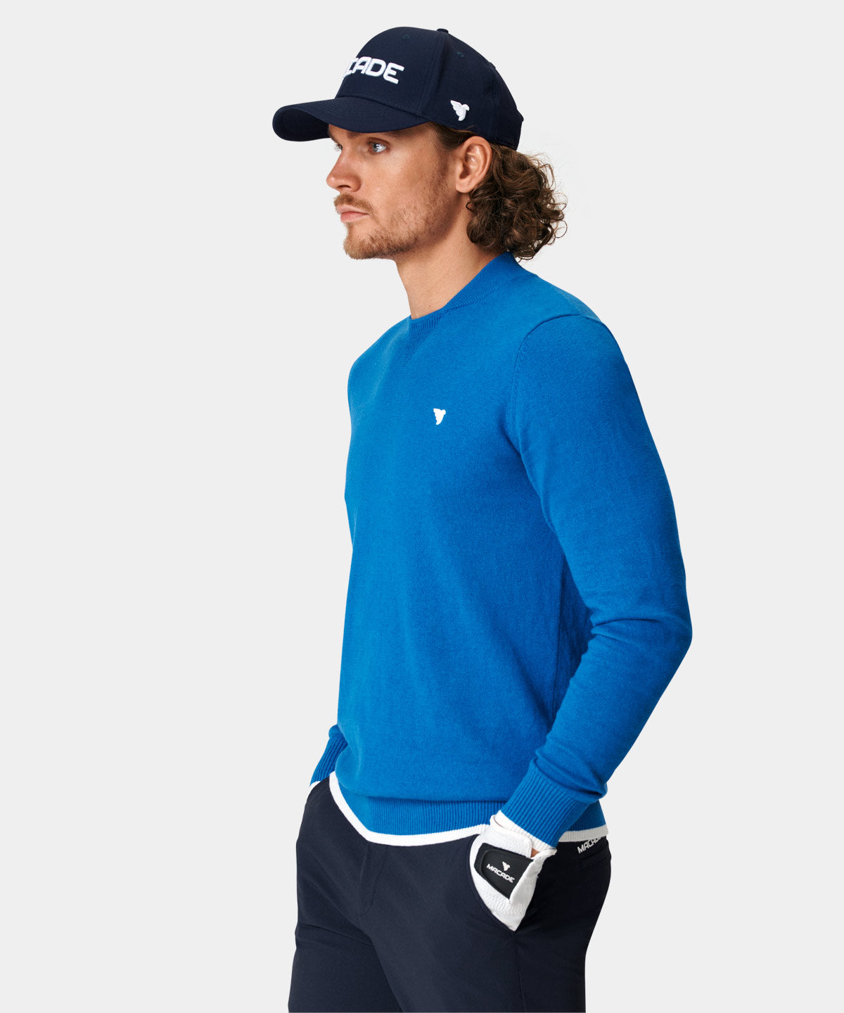 Cobalt Tour Bomber Sweater