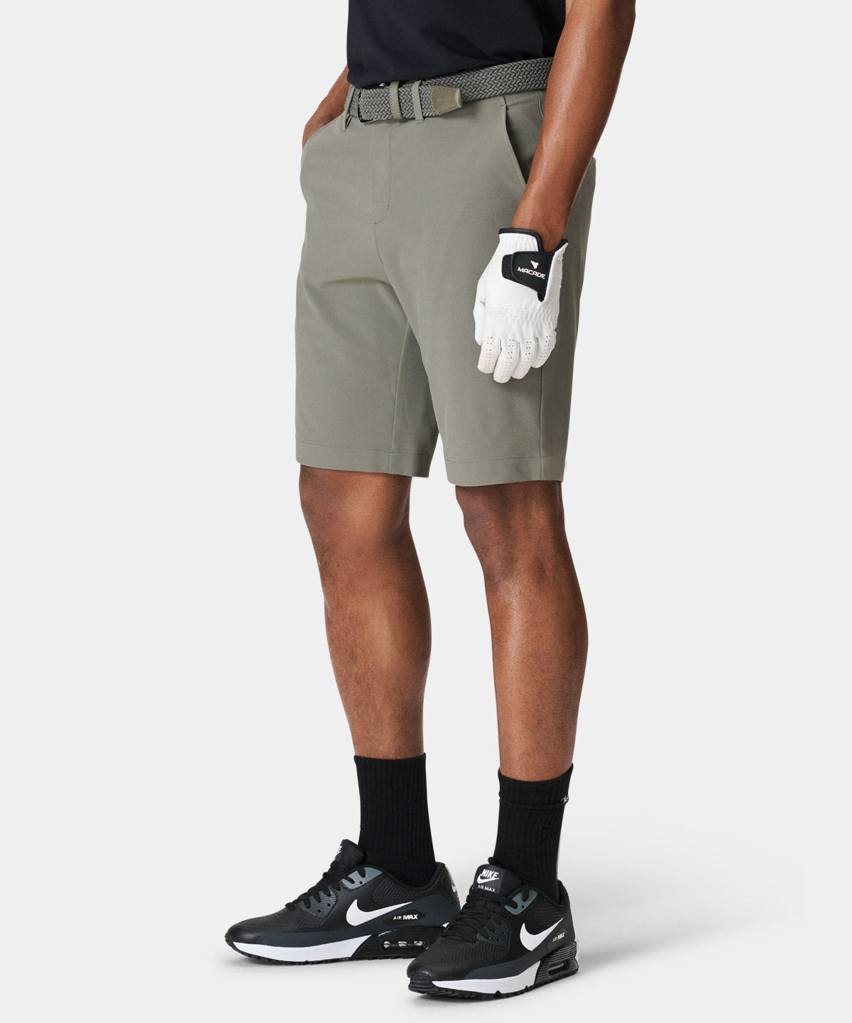 Jade Green Four-Way Stretch Shorts