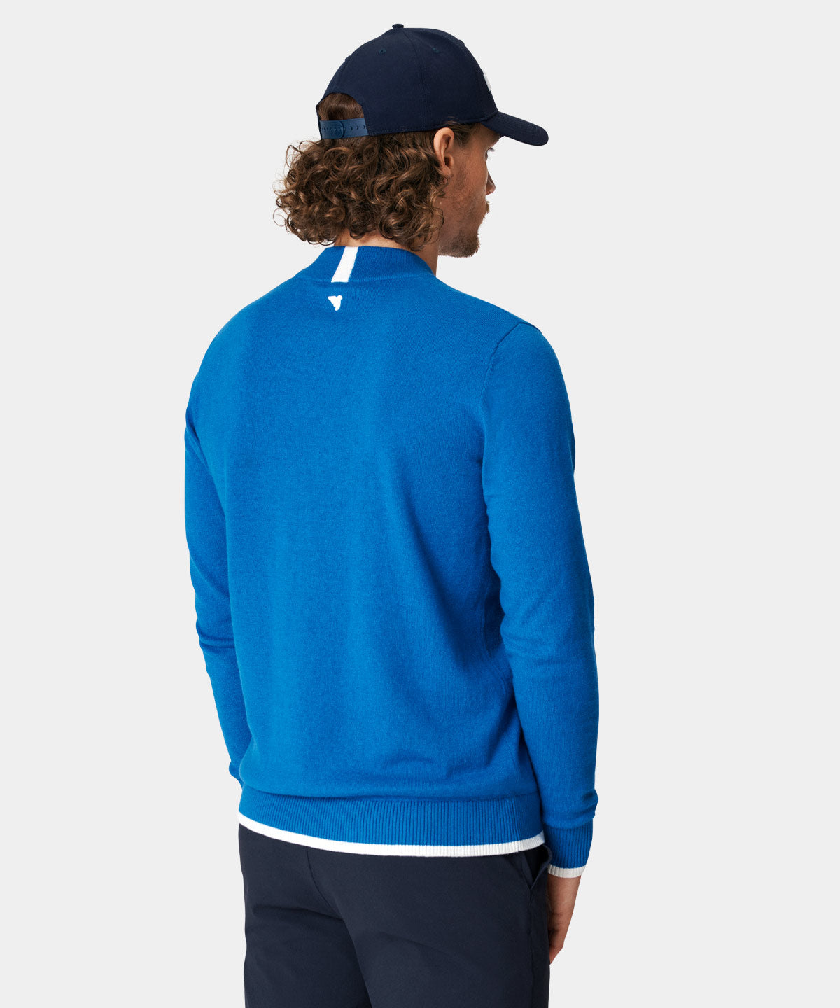 Cobalt Tour Bomber Sweater