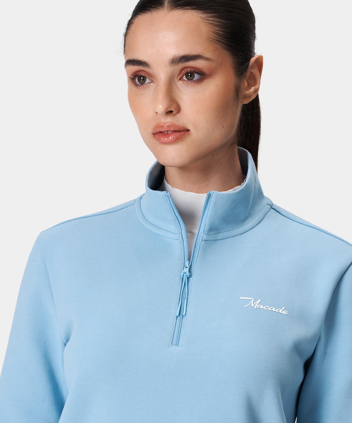 Sky Blue Range Zip Popover