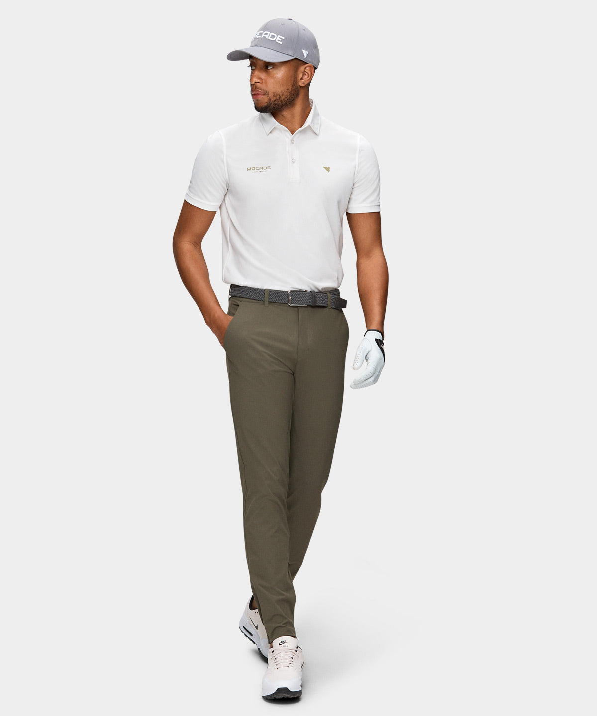 White Tour Tech Polo Shirt