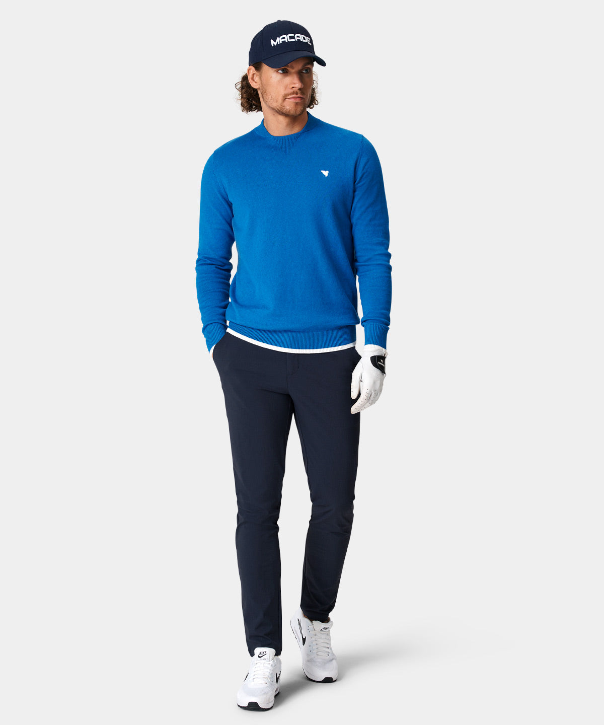 Cobalt Tour Bomber Sweater