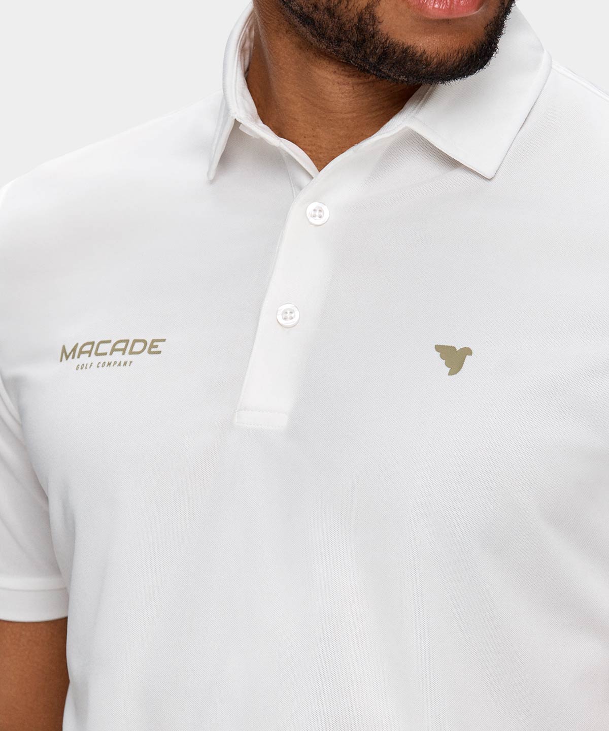 White Tour Tech Polo Shirt