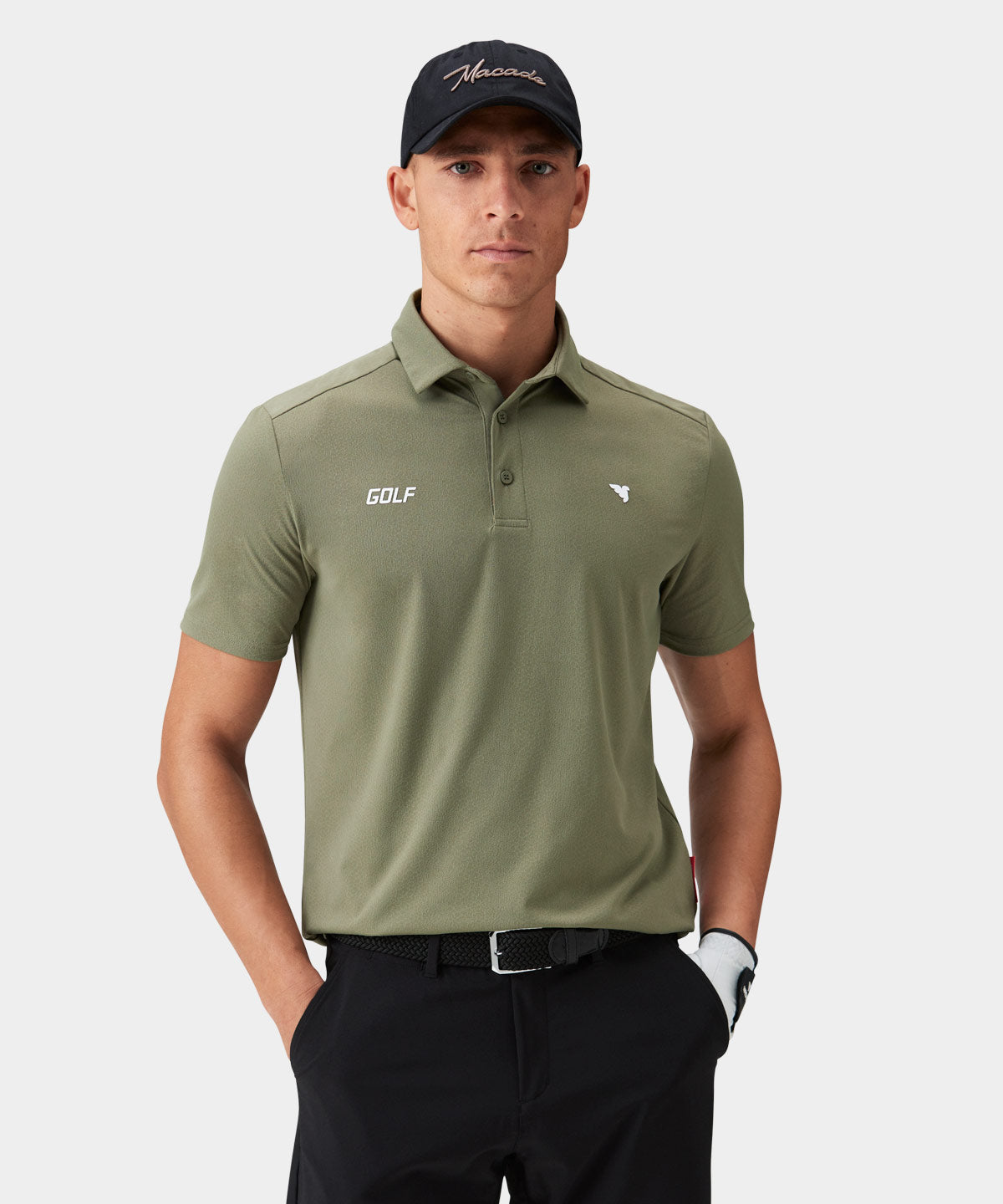 Nevis Olive Performance Shirt