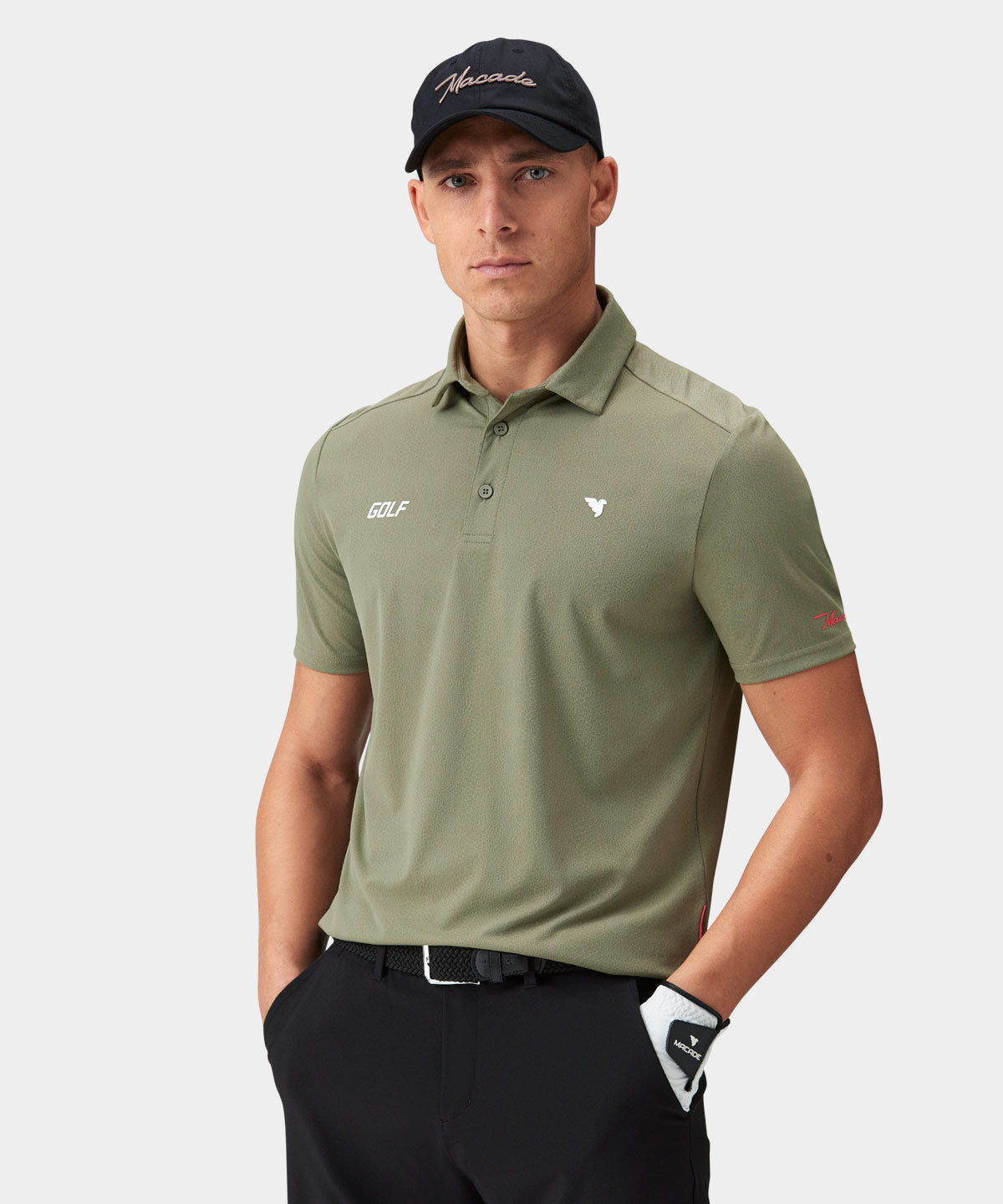 Nevis Olive Performance Shirt