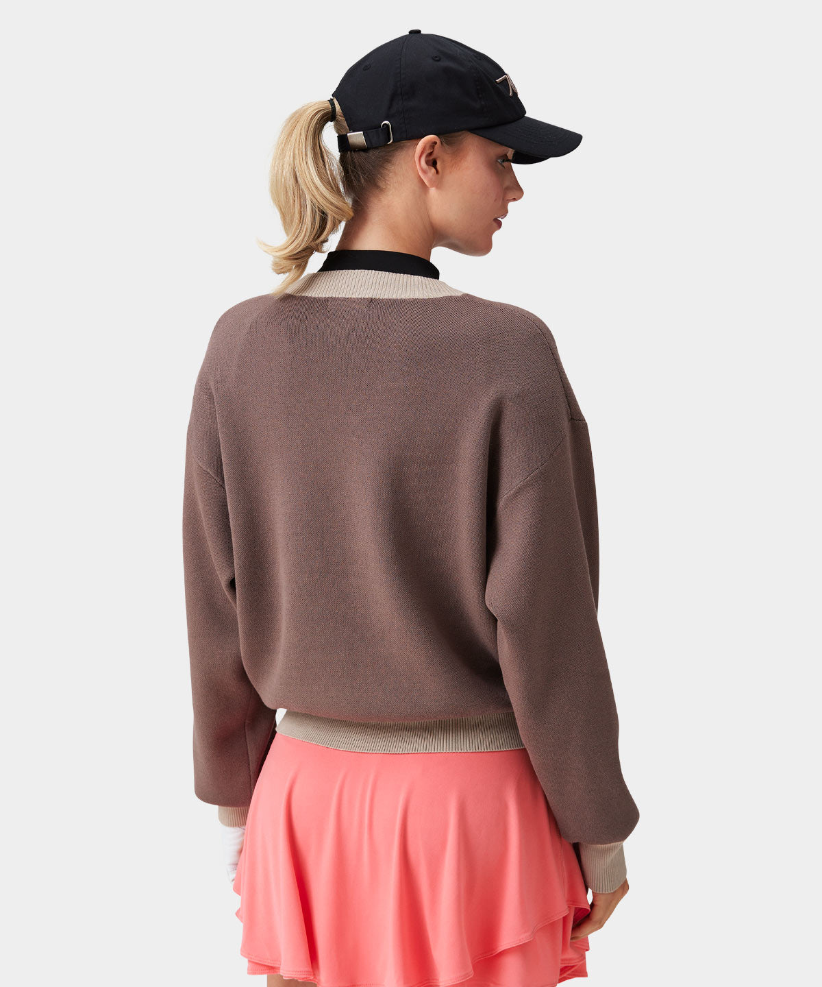 Taupe Oversized Knit Pullover