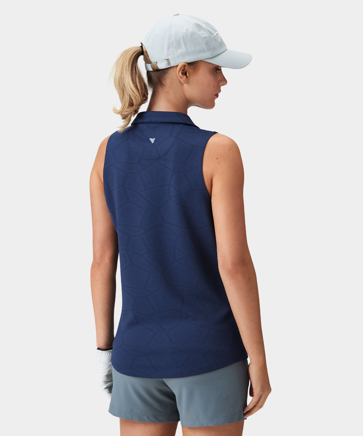 Dark Blue Tech Sleeveless Shirt