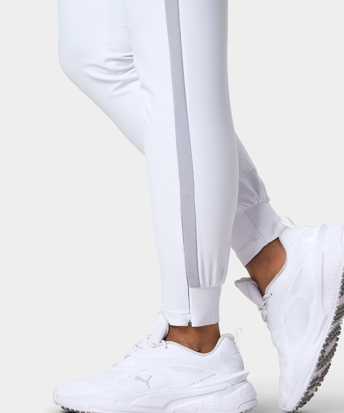 Nora White Flex Trouser