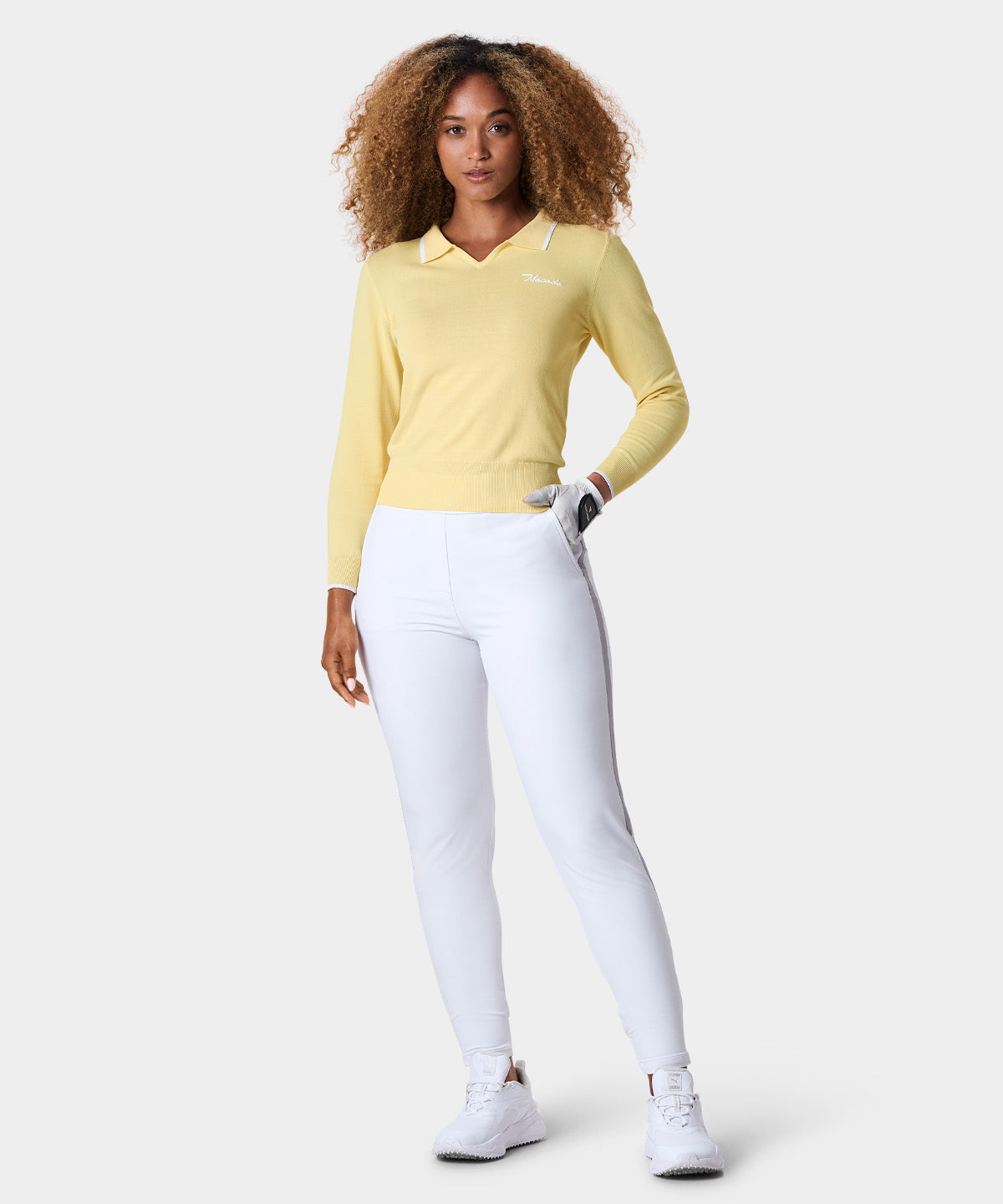 Ella Yellow Knit Top