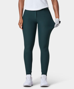 Teal Four-Way Stretch Jogger