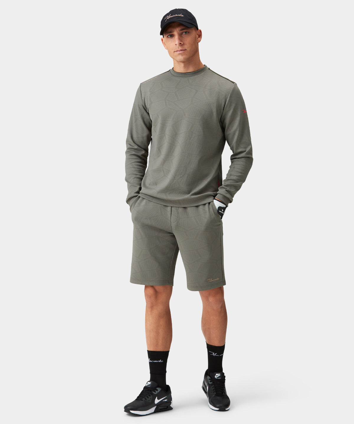 Olive Hybrid Tech Sweatshirt