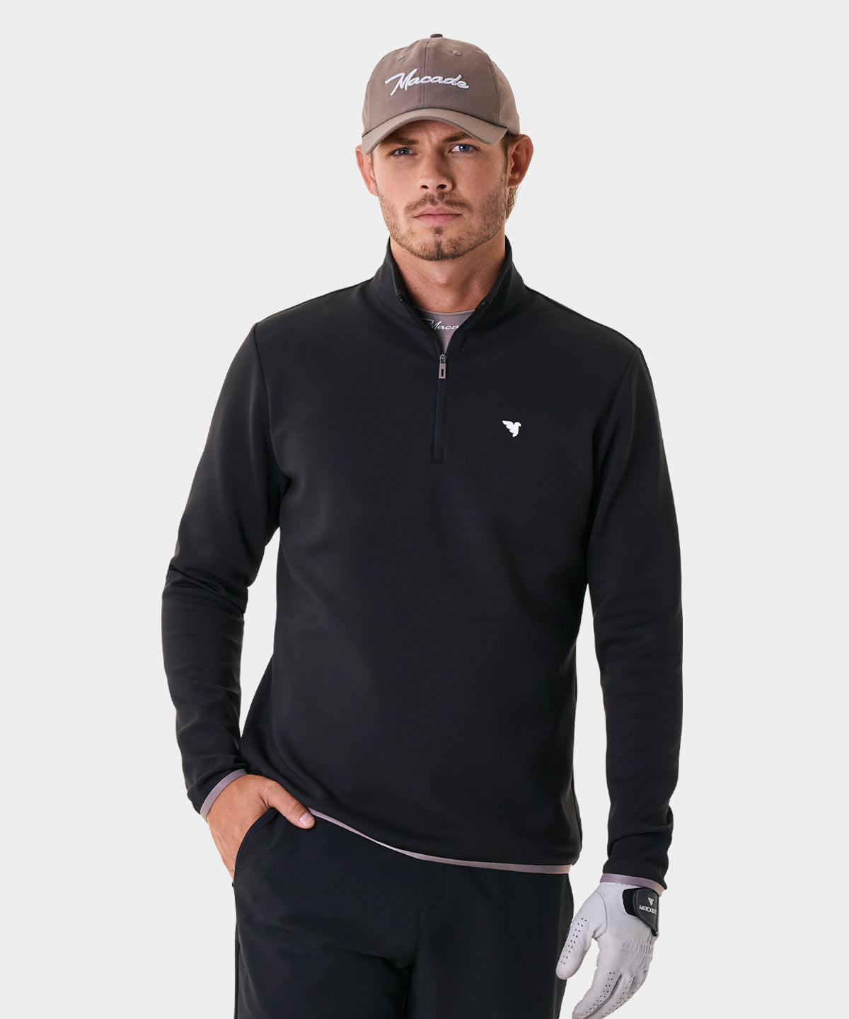 Black Therma Quarter Zip