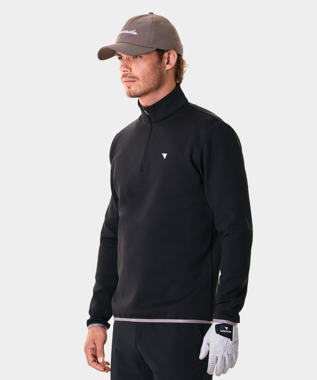 Black Therma Quarter Zip