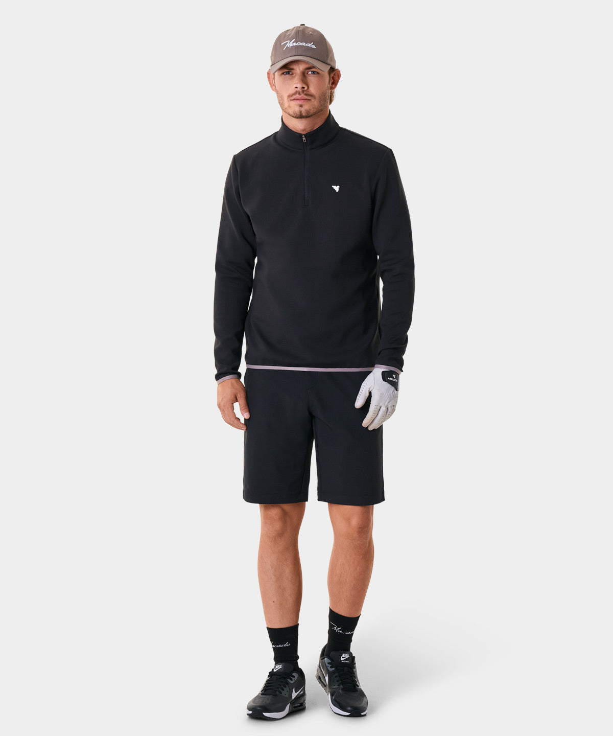 Black Therma Quarter Zip