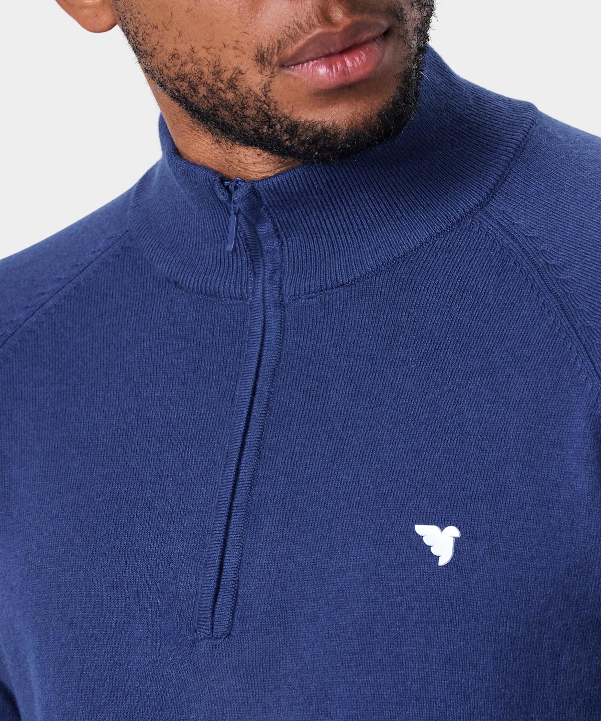 Blue Tour Knit Quarter Zip