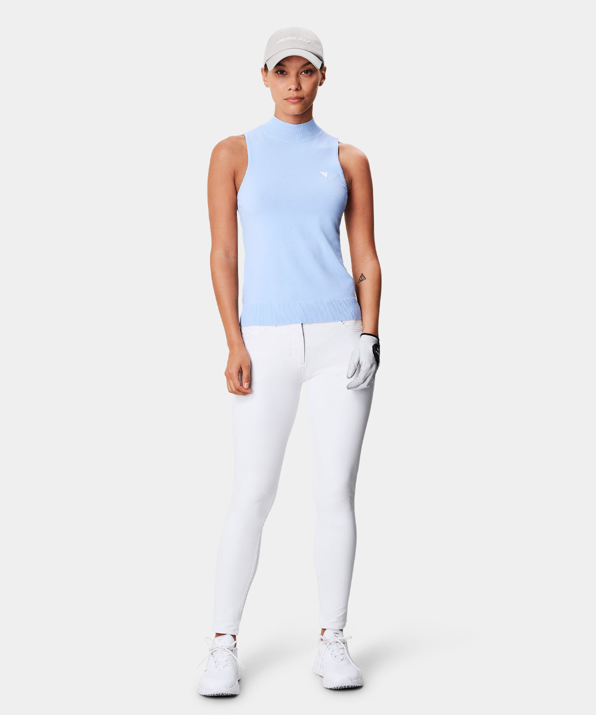 Kayla Powder Blue Air Sleeveless Top