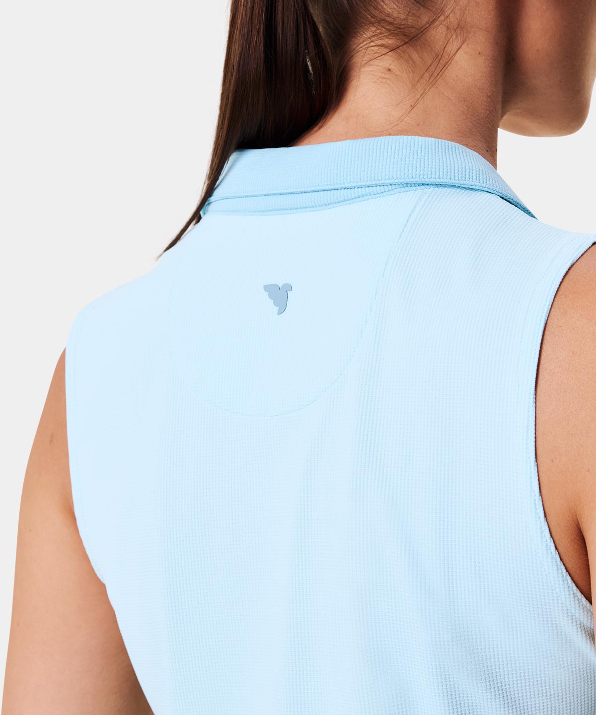 Ora Light Blue Sleeveless Shirt