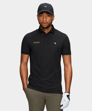 Black Tour Tech Polo Shirt