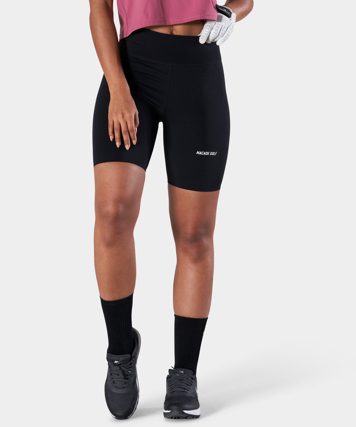 Black Flex Range Biker Shorts