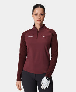 Burgundy Tour Quarter Zip