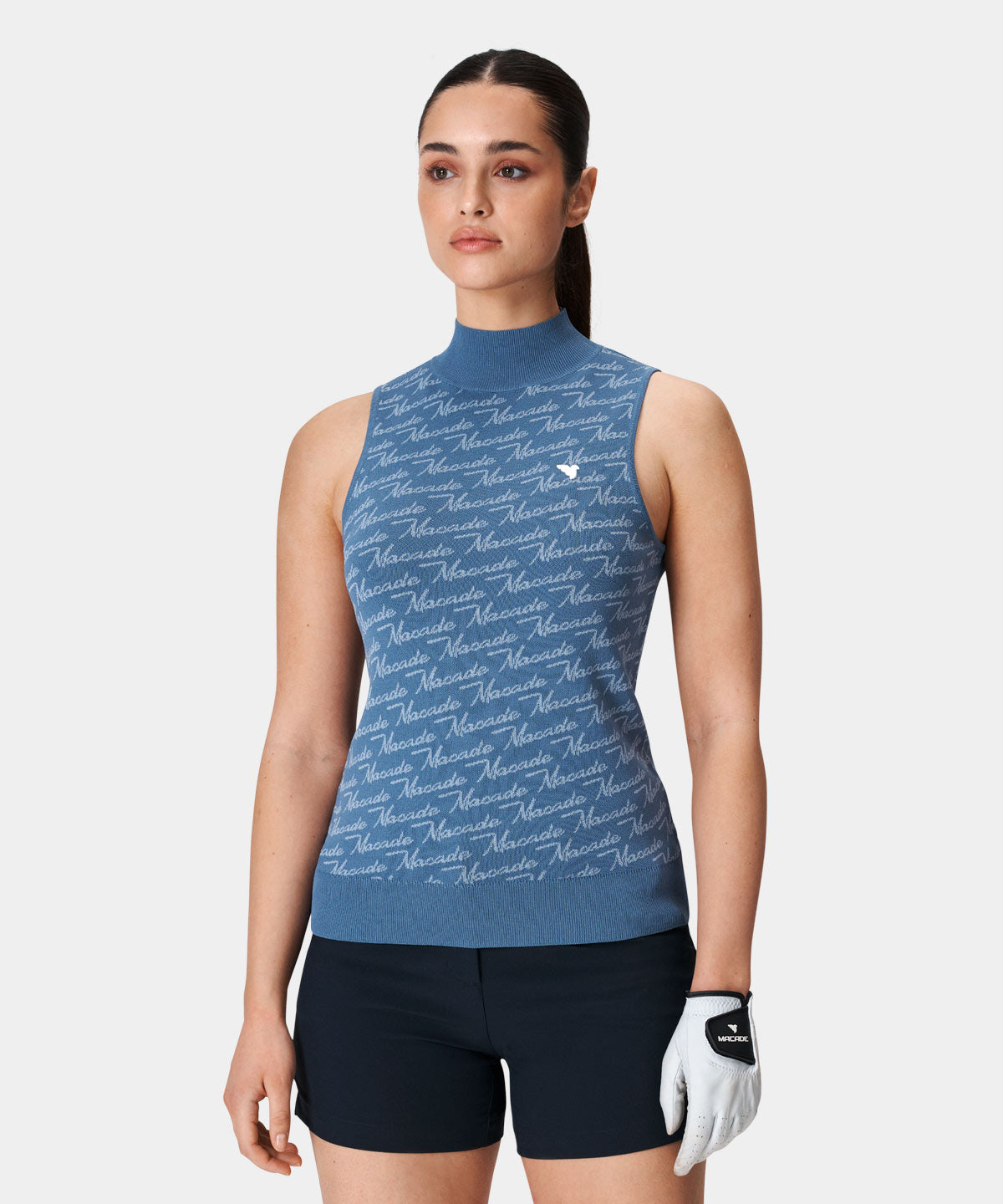 Kayla Intarsia Air Sleeveless Top