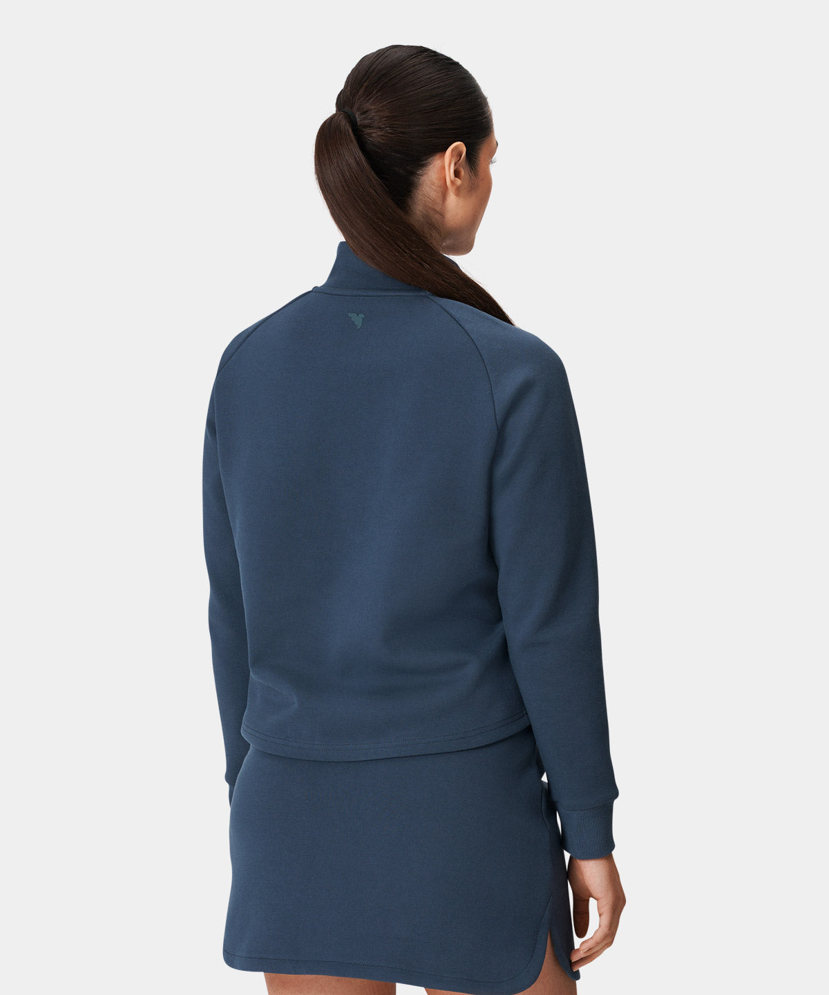 Navy Range Zip Sweater