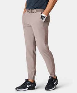 Khaki Four-Way Stretch Jogger