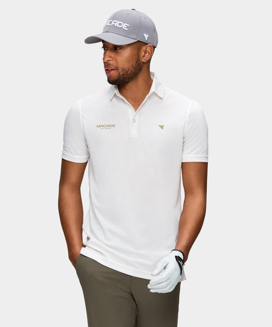 White Tour Tech Polo Shirt