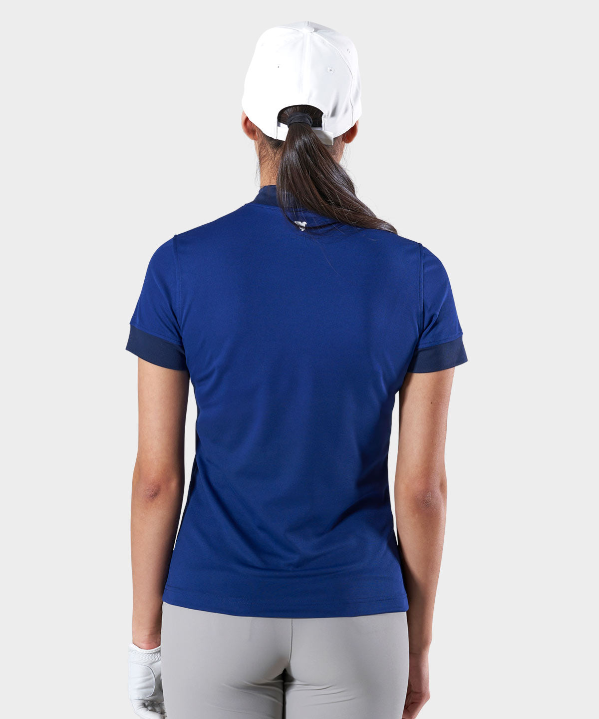 Blue Air Mock Neck Shirt