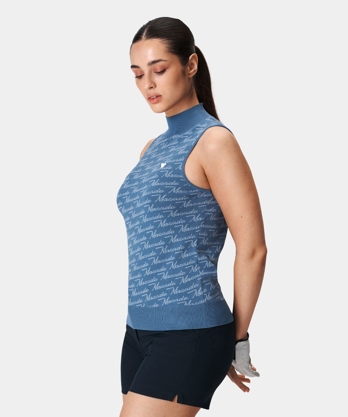 Kayla Intarsia Air Sleeveless Top