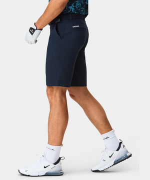 Navy Four-Way Stretch Shorts