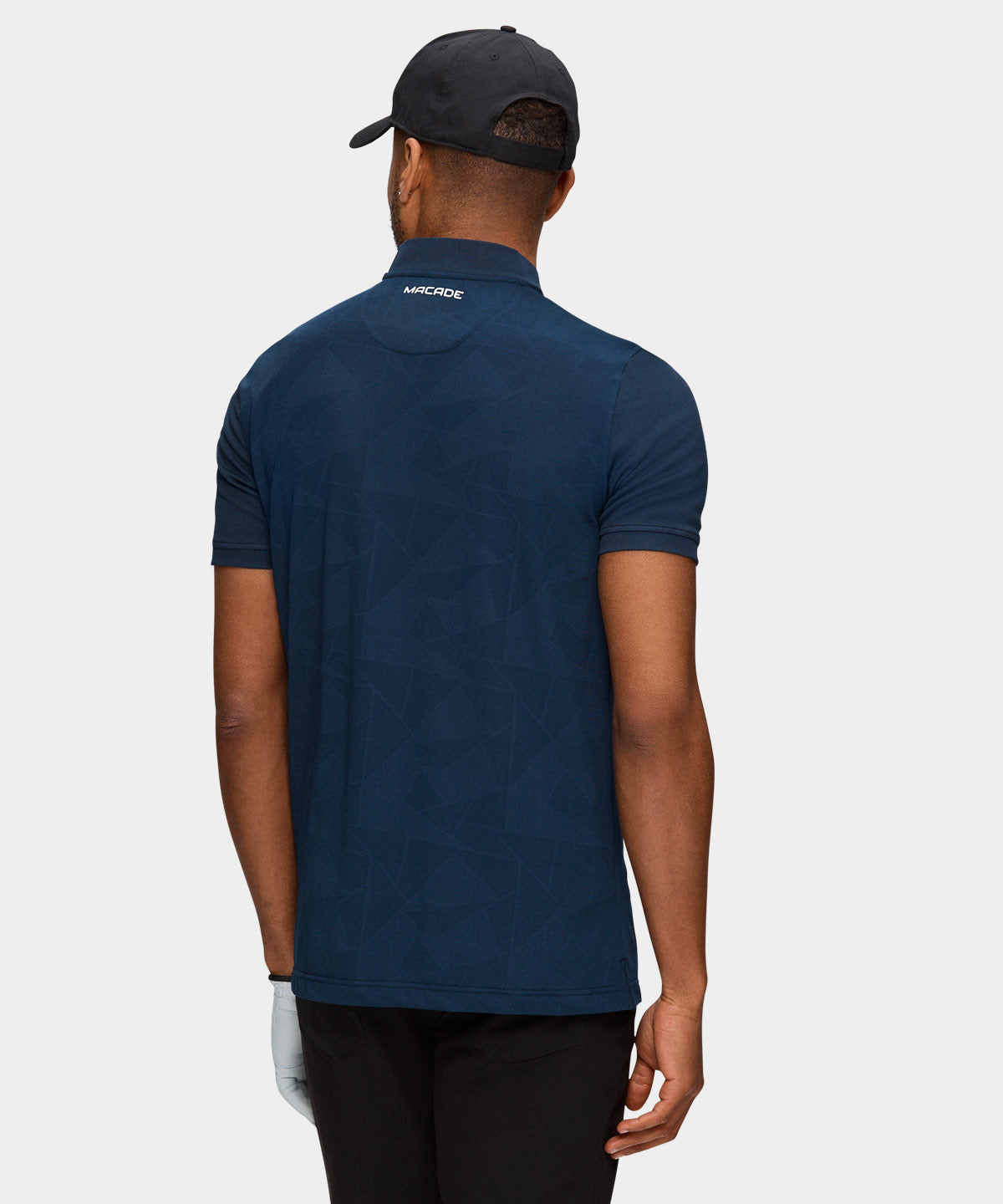 Navy Geo TX Bomber Shirt