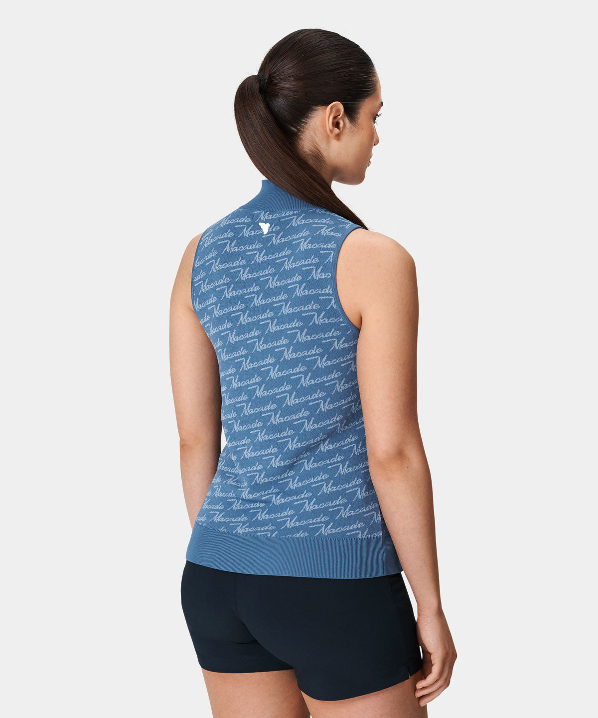 Kayla Intarsia Air Sleeveless Top