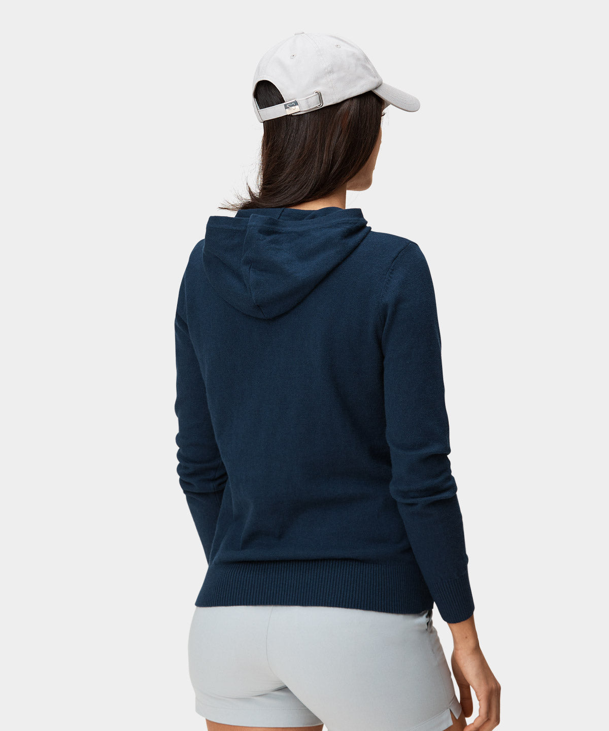 Dark Blue Tech Knit Hoodie