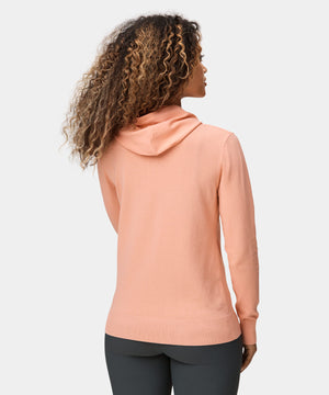 Peach Tech Knit Hoodie