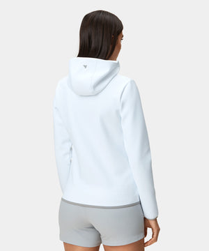 White Therma Hoodie Zip L