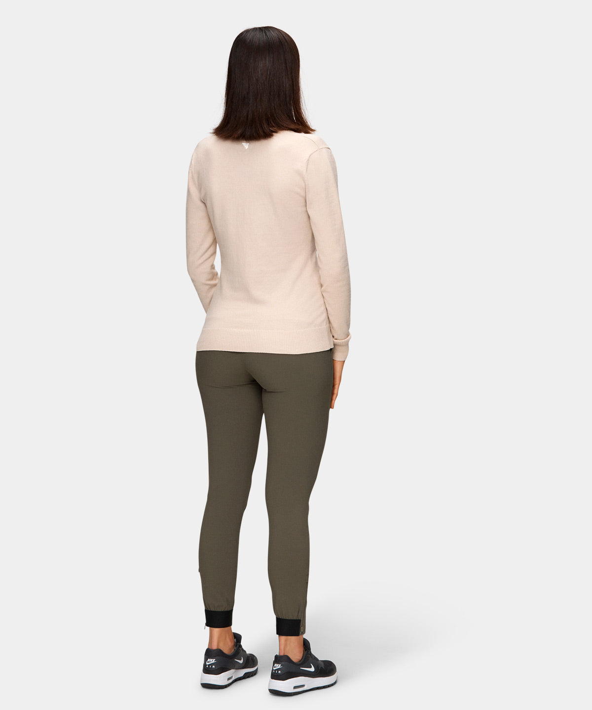 Tan V-Neck TX Sweater