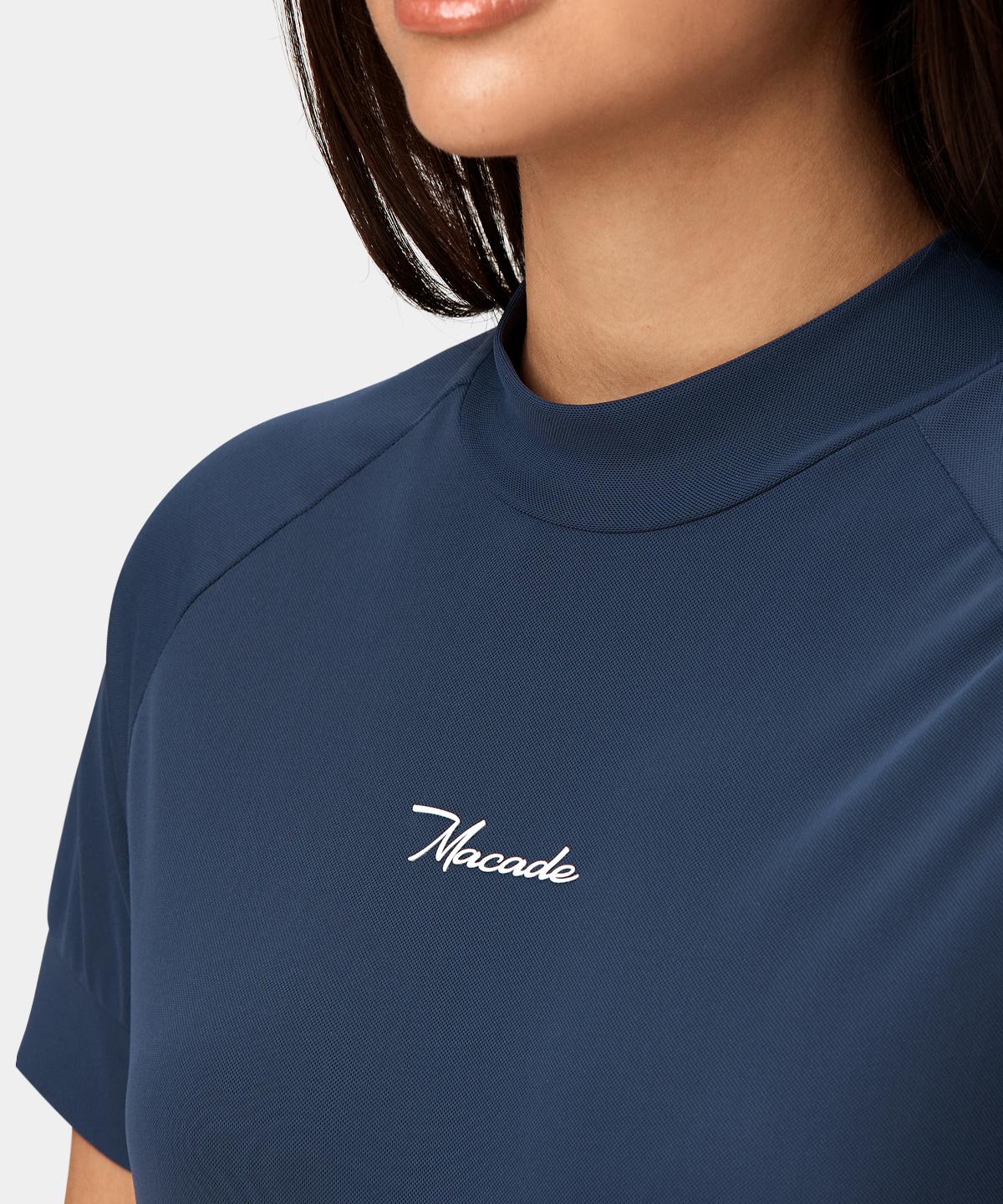 Dark Blue Air TX Mock Neck