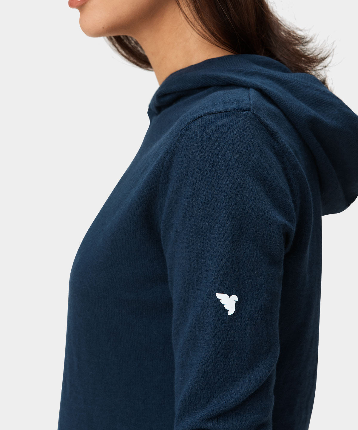 Dark Blue Tech Knit Hoodie