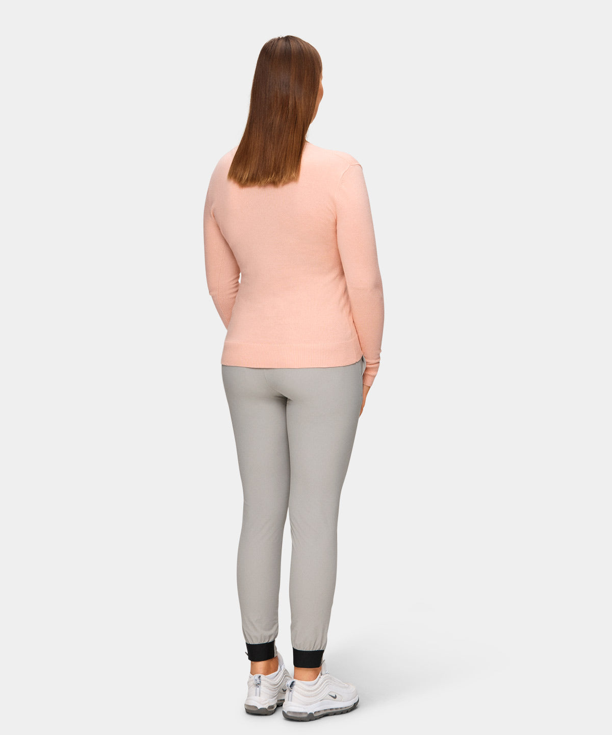 Apricot V-Neck TX Sweater