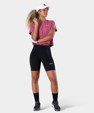 Black Flex Range Biker Shorts