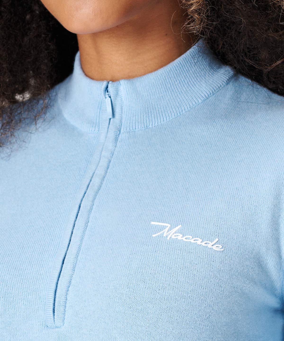 Powder Blue TX Tech Quarter Zip