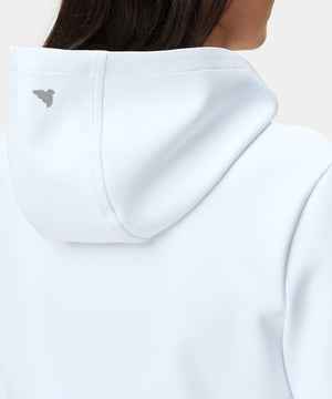 White Therma Hoodie Zip L