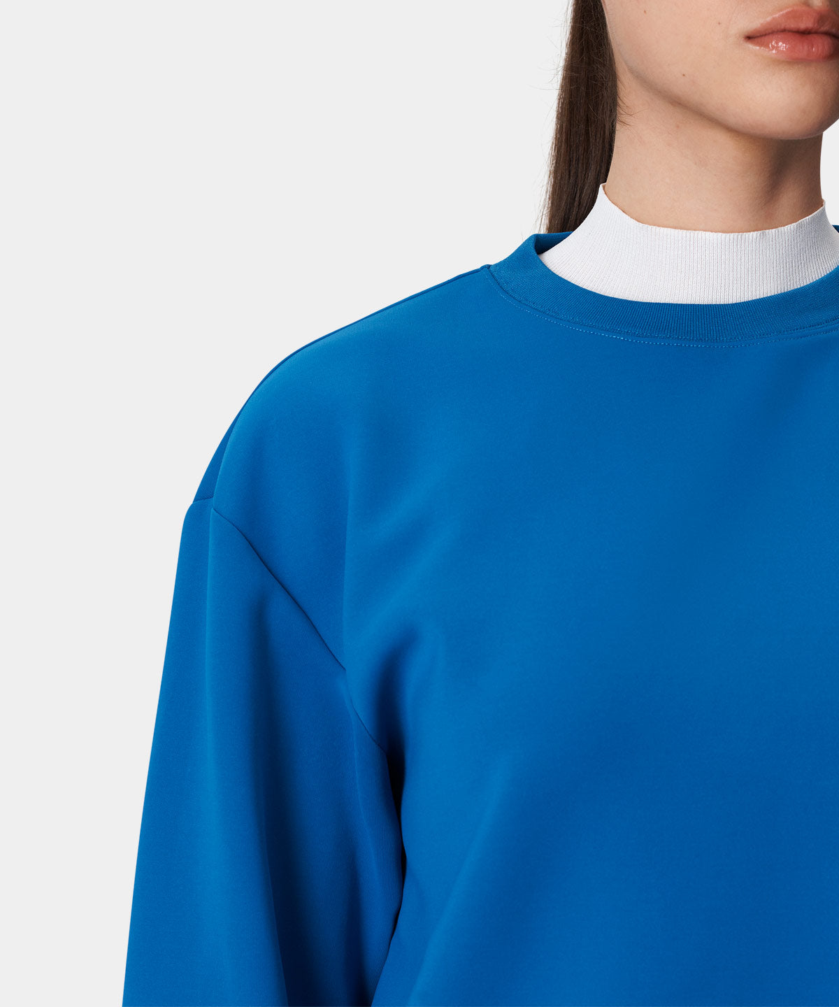 Zoe Cobalt Boxy Sweater