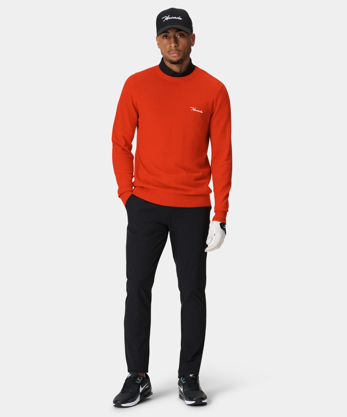 Red Tech Crewneck