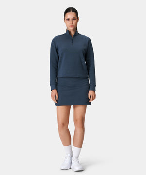 Navy Range Zip Sweater
