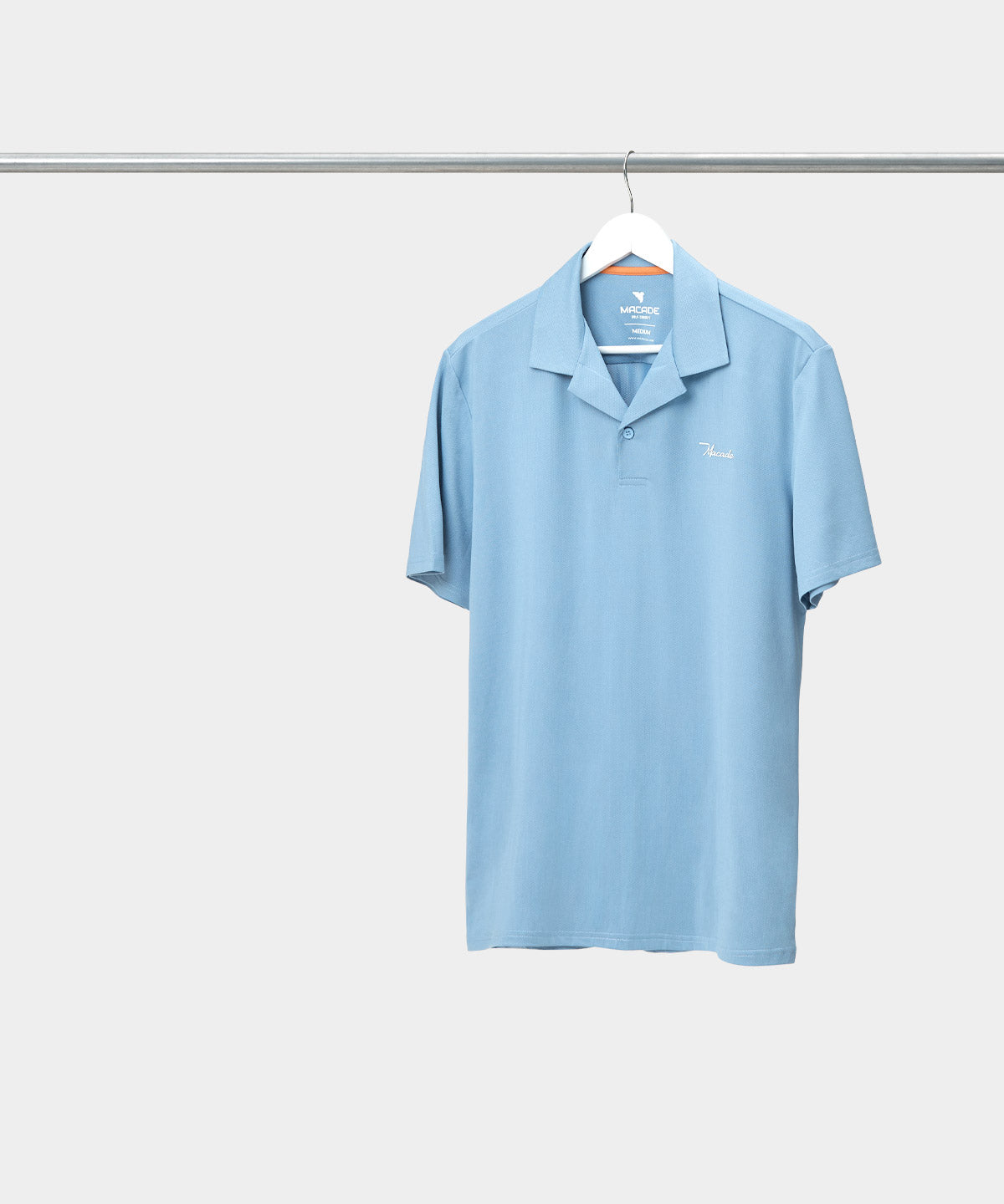 Koi Blue Camp Collar Shirt